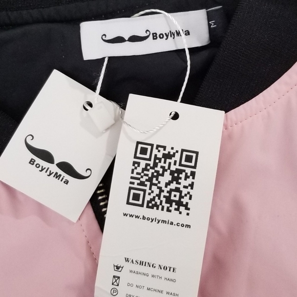 BoylyMia Modern Vinyl Jacket - NWT - Picture 3 of 4